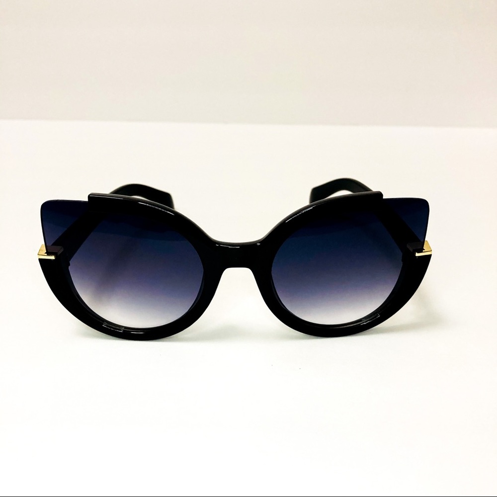2/$30 Black Round Cat Eye Sunglasses